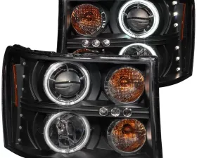 Anzo USA Projector Headlight Set w/Halo GMC Sierra 2007-2014