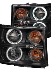 Anzo USA Projector Headlight Set w/Halo GMC Sierra 2007-2014                                     - 111125 - Image 3