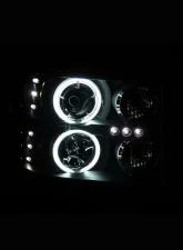 Anzo USA Projector Headlight Set w/Halo GMC Sierra 2007-2014                                     - 111125 - Image 3