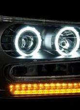 Anzo USA Projector Headlight Set w/Halo Chevrolet TrailBlazer 2003-2009                                     - 111127 - Image 3