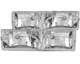 Anzo USA Crystal Headlight Set