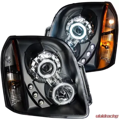 Anzo USA Projector Headlight Set w/Halo GMC Yukon 2007-2014 - 111148