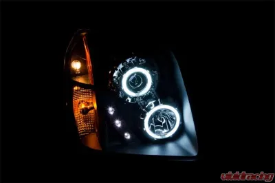 Anzo USA Projector Headlight Set w/Halo GMC Yukon 2007-2014 - 111148