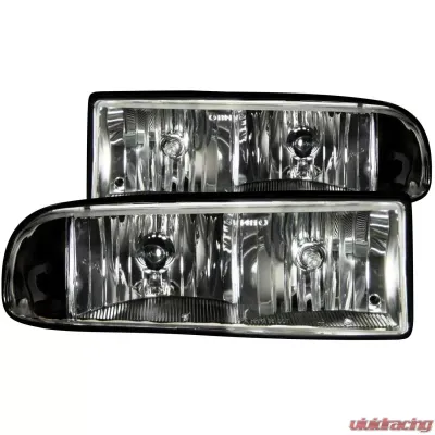 Anzo USA Crystal Headlight Set Chevrolet - 111156