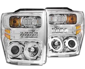 Anzo USA Projector Headlights w/Halo Chrome (CCFL)