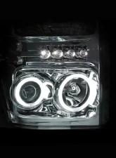 Anzo USA Projector Headlights w/Halo Chrome (CCFL)                                     - 111167 - Image 3