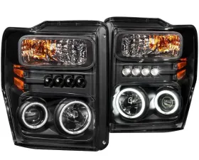 Anzo USA Projector Headlight Set w/Halo Ford 2008-2010