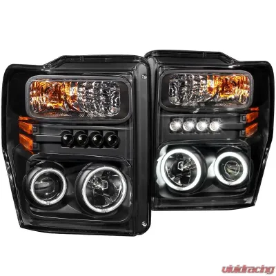 Anzo USA Projector Headlight Set w/Halo Ford 2008-2010 - 111168