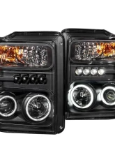 Anzo USA Projector Headlight Set w/Halo Ford 2008-2010                                     - 111168 - Image 3