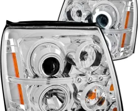 Anzo USA Projector Headlight Set w/Halo Cadillac Escalade 2002-2006