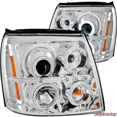 Anzo USA Projector Headlight Set w/Halo Cadillac Escalade 2002-2006 - 111176