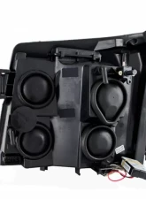 Anzo USA Projector Headlight Set w/Halo Cadillac Escalade 2002-2006                                     - 111176 - Image 2