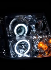 Anzo USA Projector Headlight Set w/Halo Cadillac Escalade 2002-2006                                     - 111176 - Image 3