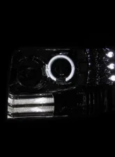 Anzo USA Projector Headlight Set w/Halo Ford 1992-1996                                     - 111183 - Image 3