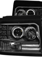 Anzo USA Projector Headlight Set w/Halo Ford 1992-1996                                     - 111184 - Image 3