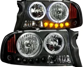 Anzo USA Crystal Headlight Set w/Halo