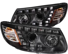 Anzo USA Projector Headlight Set Hyundai Santa Fe 2007