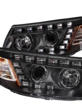 Anzo USA Projector Headlight Set Hyundai Santa Fe 2007                                     - 111237 - Image 3
