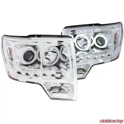 Anzo USA Projector Headlight Set w/Halo Ford - 111297