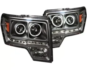 Anzo USA Projector Headlight Set w/Halo Ford