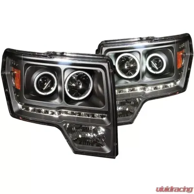 Anzo USA Projector Headlight Set w/Halo Ford - 111298