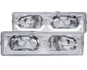 Anzo USA Crystal Headlight Set