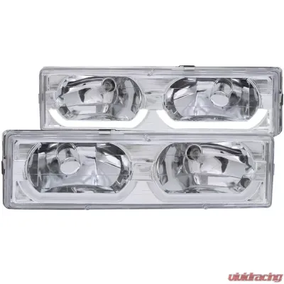 Anzo USA Crystal Headlight Set - 111300