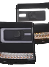 Anzo USA Projector Headlight Set Chevrolet Silverado 1500 2016-2018                                     - 111375 - Image 3