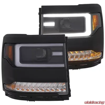 Anzo USA Projector Headlight Set Chevrolet Silverado 1500 2016-2018 - 111375