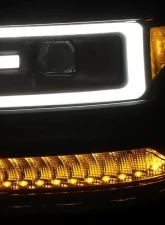 Anzo USA Projector Headlight Set Chevrolet Silverado 1500 2016-2018                                     - 111375 - Image 3