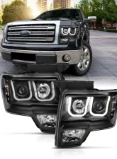 Anzo USA Projector Headlight Set w/U-Bar Switchback Ford                                     - 111383 - Image 7