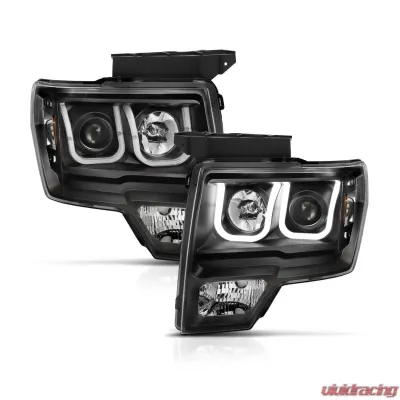 Anzo USA Projector Headlight Set w/U-Bar Switchback Ford - 111383