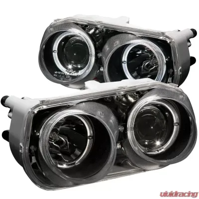 Anzo USA Projector Headlight Set w/Halo Acura Integra 1994-1997 - 121003