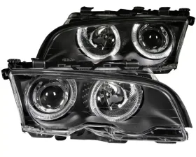 Anzo USA Projector Headlight Set w/Halo BMW