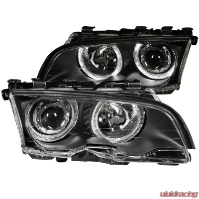 Anzo USA Projector Headlight Set w/Halo BMW - 121015