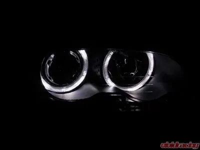 Anzo USA Projector Headlight Set w/Halo BMW - 121015