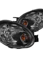 Anzo USA Crystal Headlight Set Dodge Neon 2003-2005                                     - 121030 - Image 2