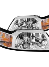 Anzo USA Crystal Headlight Set Ford Mustang 1999-2004                                     - 121041 - Image 2