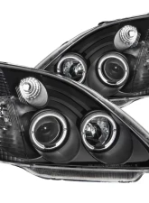 Anzo USA Projector Headlight Set w/Halo Honda Civic 2002-2004                                     - 121057 - Image 3