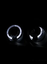 Anzo USA Projector Headlight Set w/Halo Honda Civic 1996-1998                                     - 121068 - Image 3