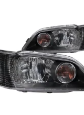 Anzo USA Crystal Headlight Set Mitsubishi Lancer 2002-2003                                     - 121101 - Image 2