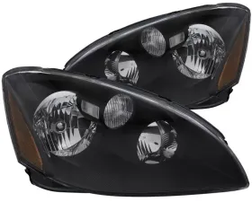 Anzo USA Crystal Headlight Set Nissan Altima 2002-2004