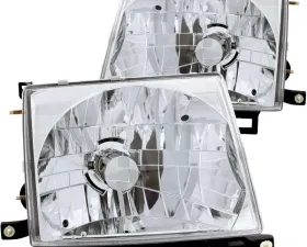Anzo USA Crystal Headlight Set Toyota Tacoma 1997-2000