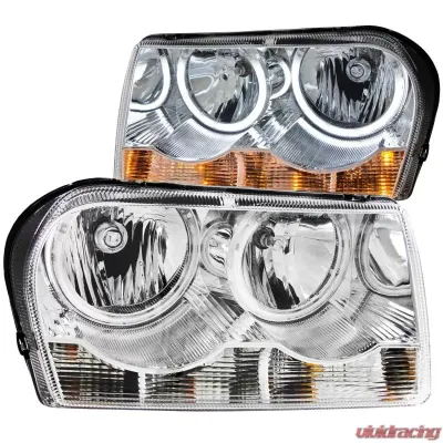 Anzo USA Crystal Headlight Set w/Halo Chrysler 300C 2005-2010 - 121137