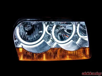 Anzo USA Crystal Headlight Set w/Halo Chrysler 300C 2005-2010 - 121137
