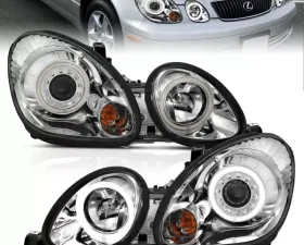 Anzo USA Projector Headlight Set w/Halo Lexus