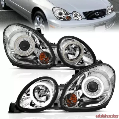Anzo USA Projector Headlight Set w/Halo Lexus - 121143