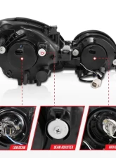 Anzo USA Projector Headlight Set w/Halo Lexus                                     - 121143 - Image 5