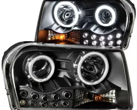 Anzo USA Projector Headlight Set w/Halo Chrysler 300C 2005-2010