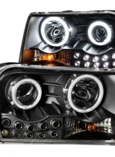 Anzo USA Projector Headlight Set w/Halo Chrysler 300C 2005-2010                                     - 121152 - Image 3